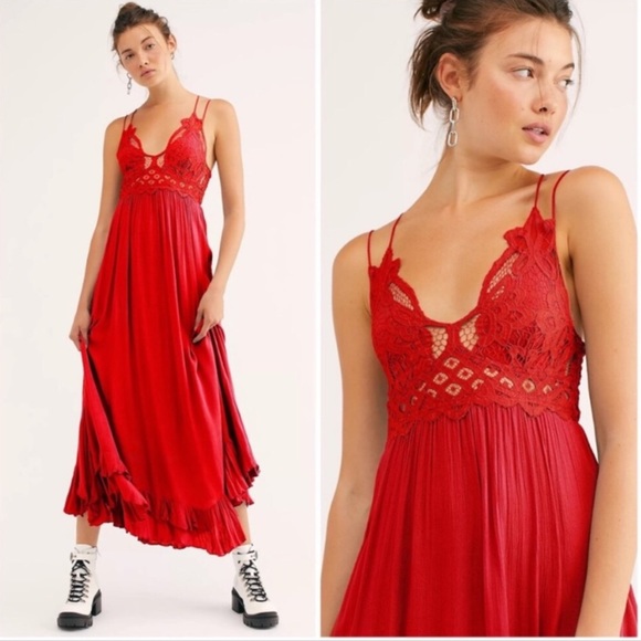 Free People Adella Maxi Slip Dress - Picture 2 of 16